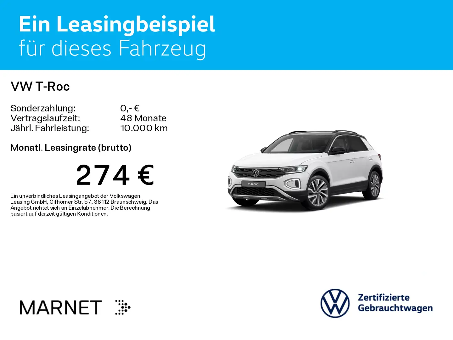 Volkswagen T-Roc 2.0 TDI DSG GOAL*LED*AHK*DIGITAL*NAVI*KAME Blanc - 2