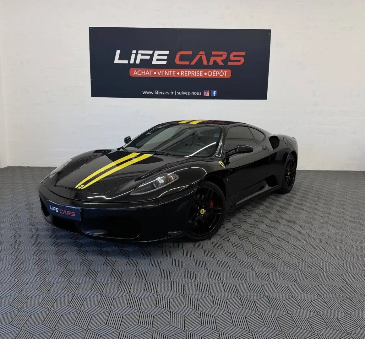 Ferrari F430 V8 4.3 F1 486ch Française 2007 entretien complet Noir - 1