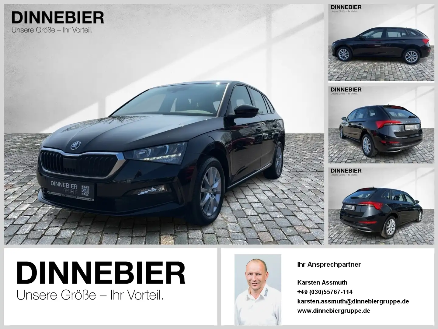 Skoda Scala Ambition*LED*Navi*PDC*Kamera*Tempomat Noir - 1
