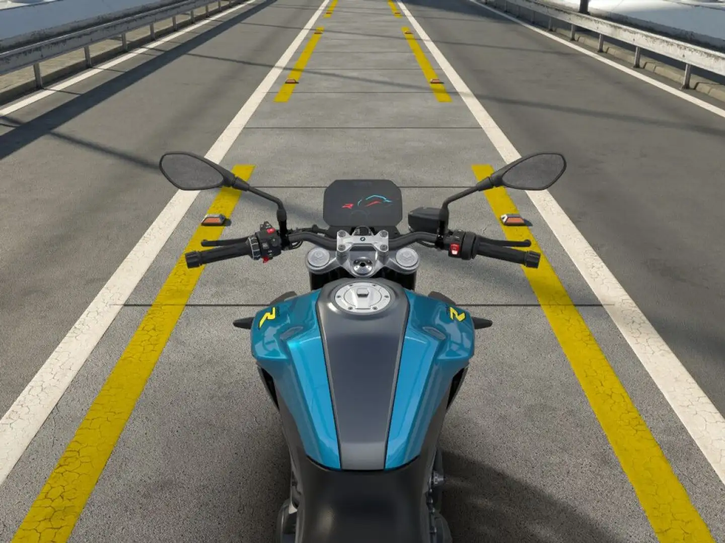 BMW F 900 R ABS LED Heizgriffe Blau - 2