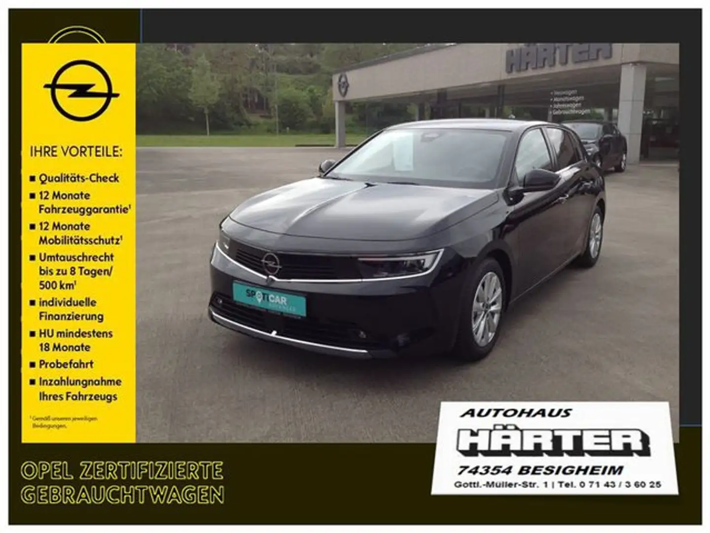 Opel Astra 1.2 Turbo AT Elegance Kamera PDC V H Negru - 1