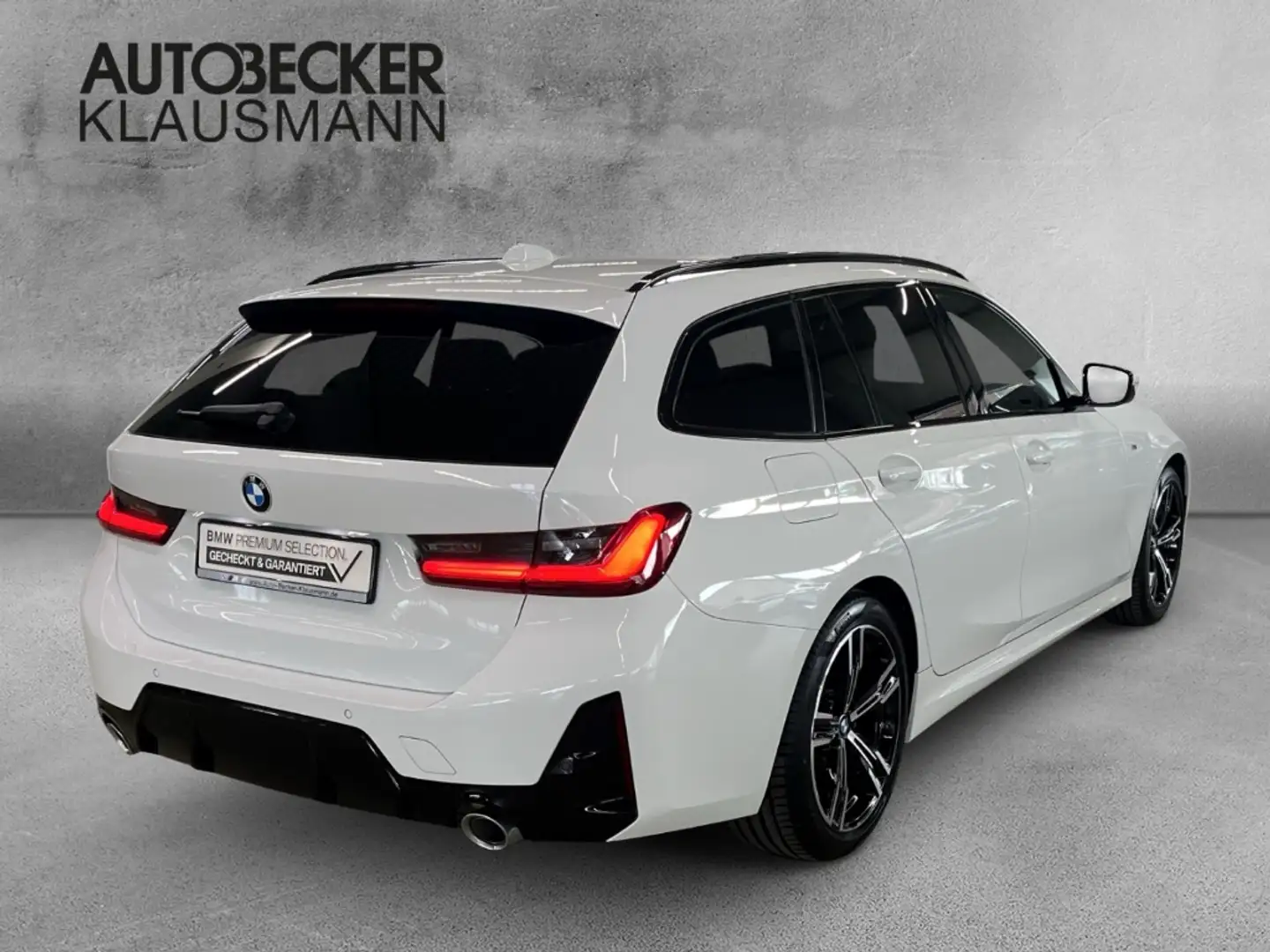 BMW 318 i Touring AUTOMATIK M SPORT 18''WIDESCREEN LED PDC Weiß - 2