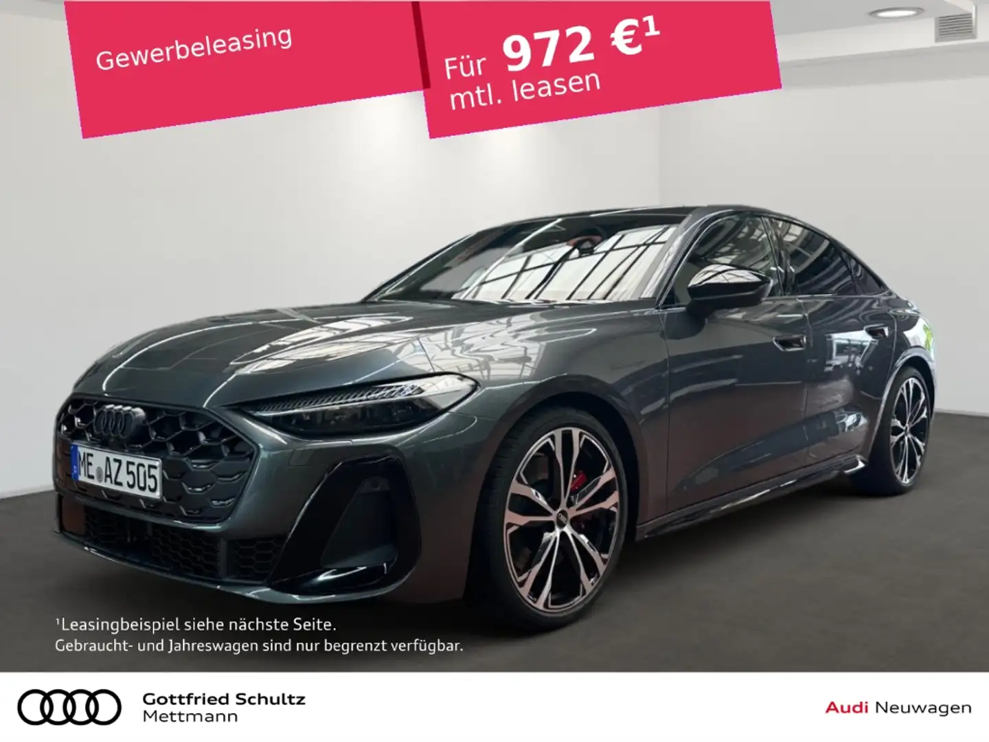 Audi S5 LIMOUSINE B O PANO AHK TECH PRO 20 ZOLL TFSI 270 k Grau - 1