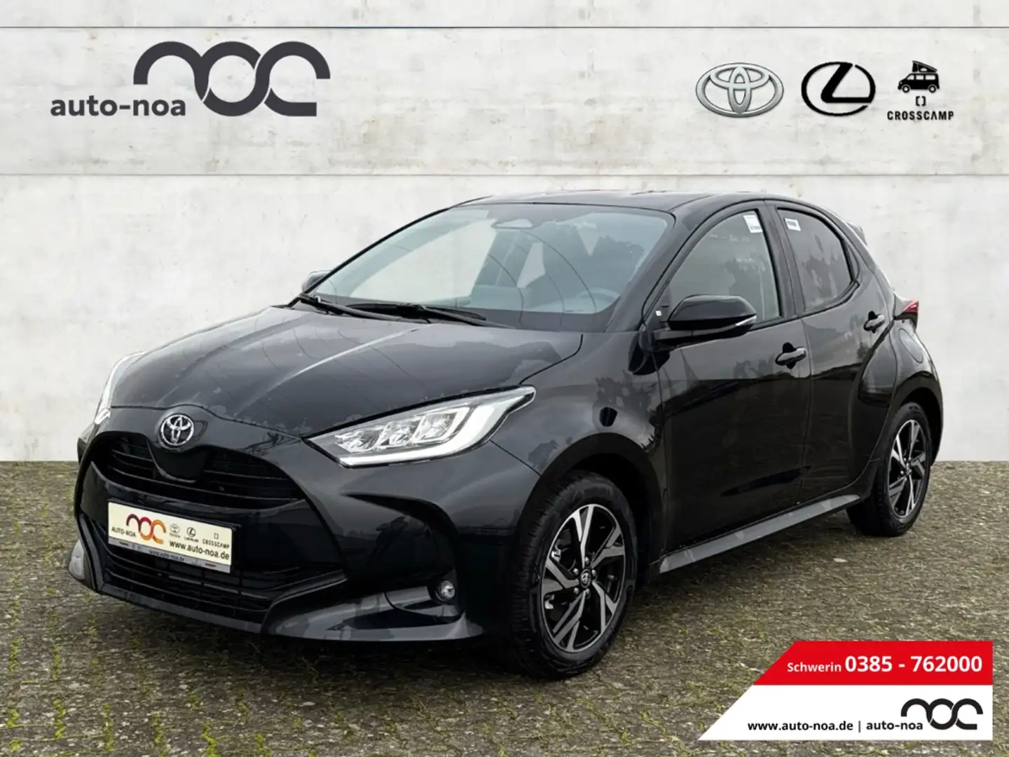 Toyota Yaris Hybrid Teamplayer Zwart - 1