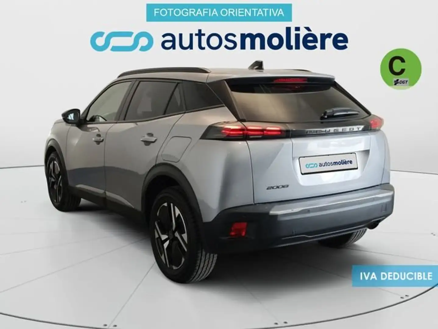 Peugeot 2008 1.2 PureTech S&S Allure 100 Gris - 2