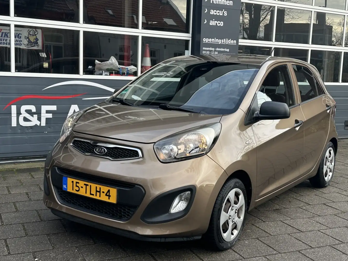 Kia Picanto 1.2 CVVT Automaat Airco 1.Eigenaar NAP Braun - 1