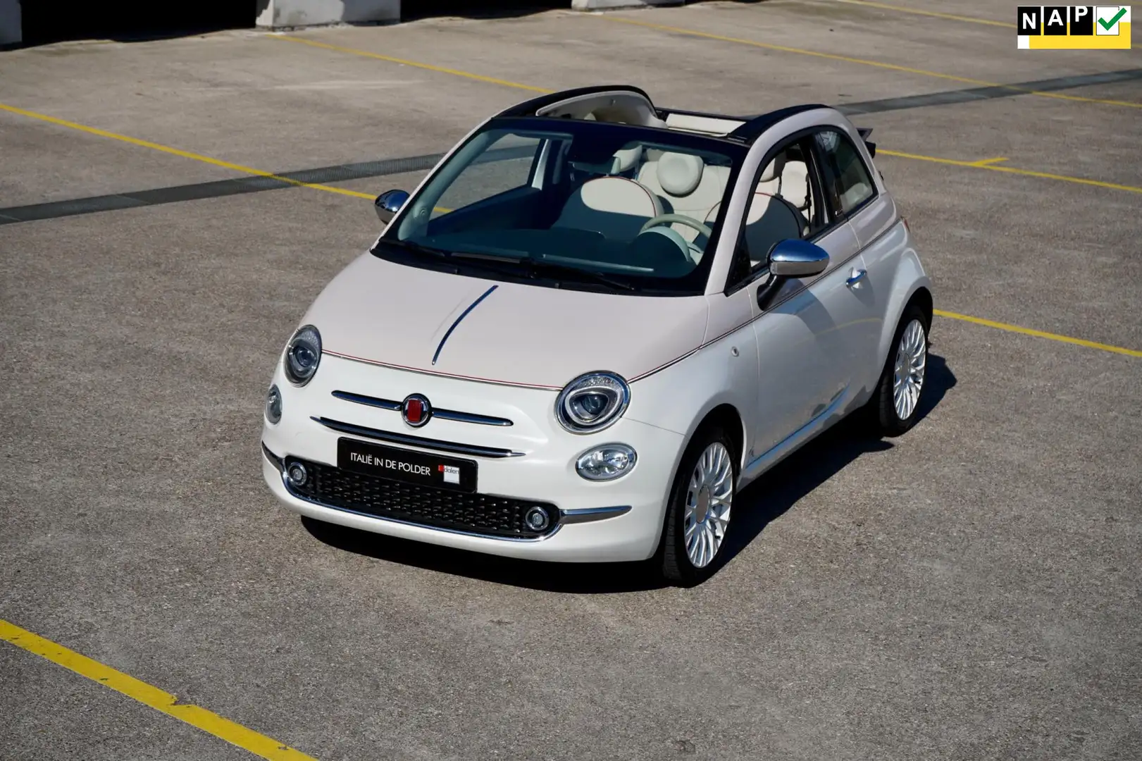 Fiat 500C 0.9 TwinAir Turbo Anniversario 60'th Anniversary Alb - 1