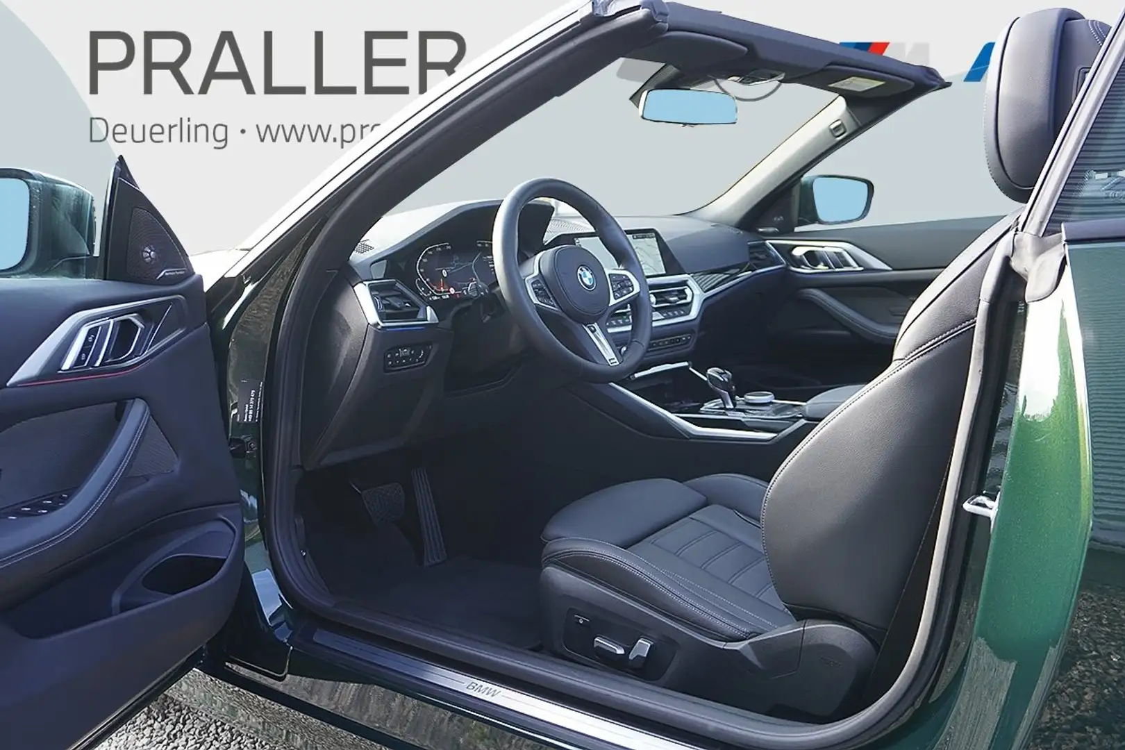 BMW 420 i Cabrio HarmanKardon Nackenwärmer LED Kamera Driv Verde - 2