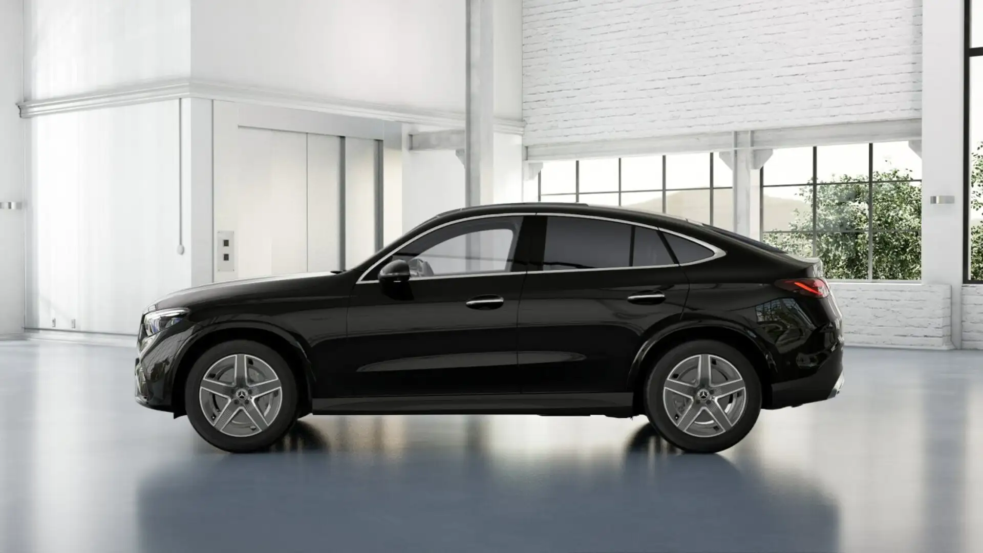 Mercedes-Benz GLC 450 GLC 450 d 4M Coupé AMG Line Pano Burmester 360° Schwarz - 2
