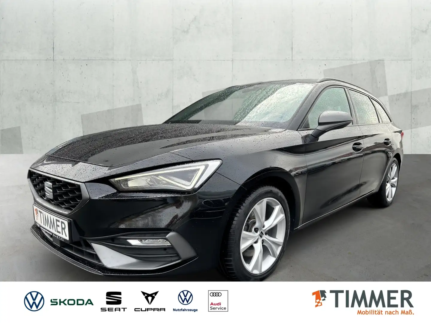 SEAT Leon SP 2.0 TDI DSG FR *LED *NAVI *VIRTUAL *SHZ *ALU * Schwarz - 1