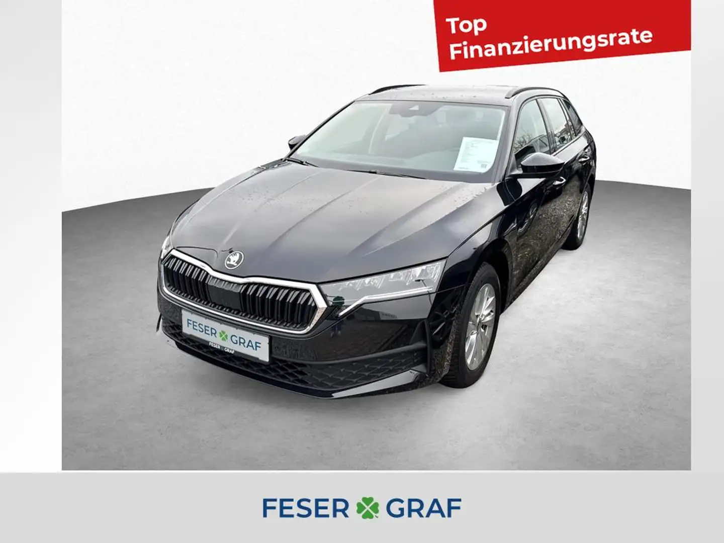 Skoda Octavia Combi Essence 2.0 TDI 6-Gang *LED*PDC*DAB Schwarz - 1
