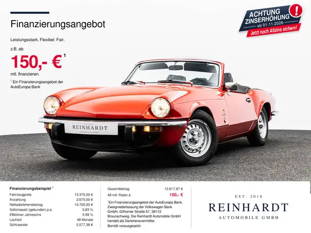 Triumph Spitfire MK IV ORIGINALZUSTAND