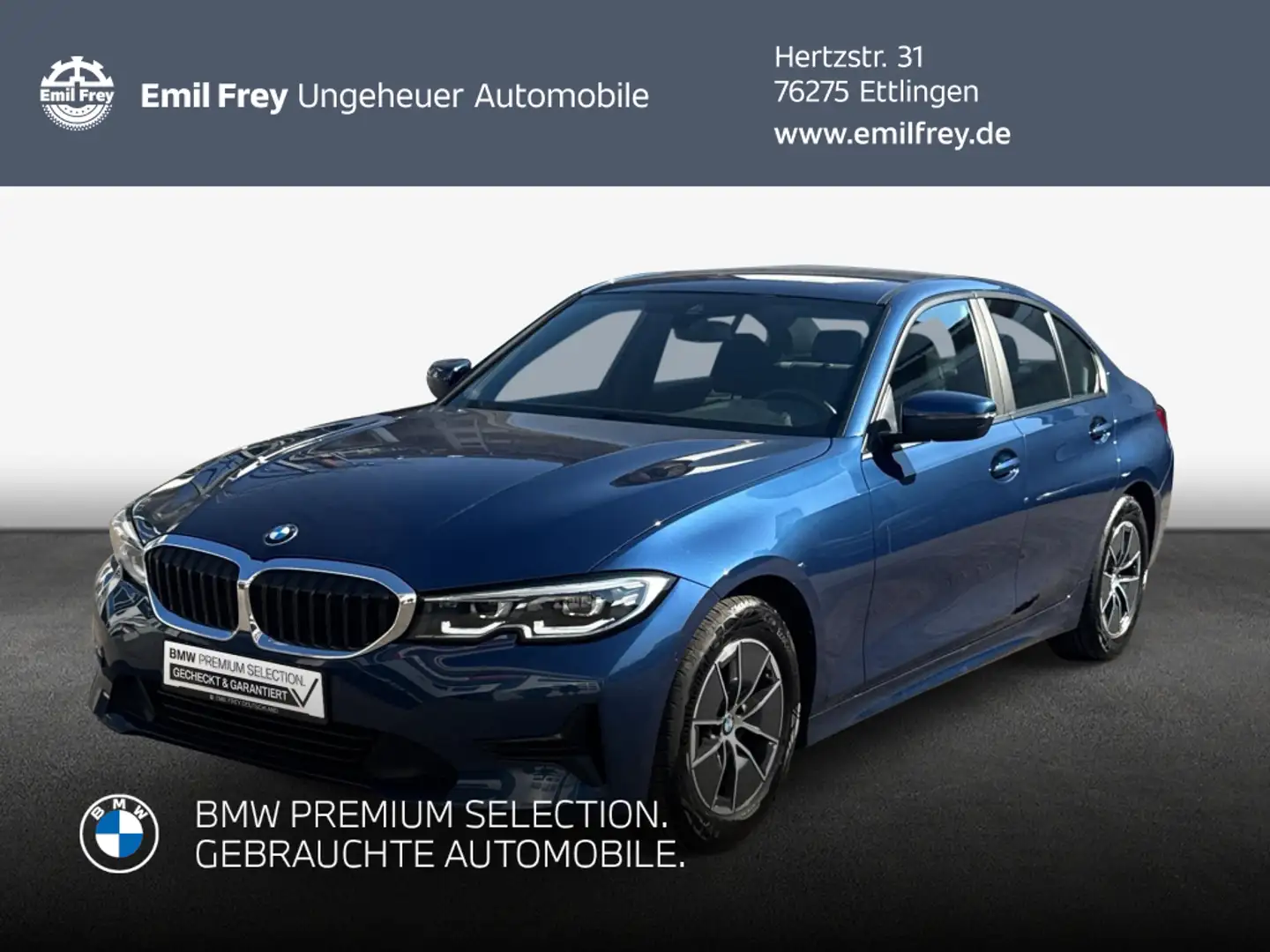 BMW 320 i Aut. Advantage Blau - 1