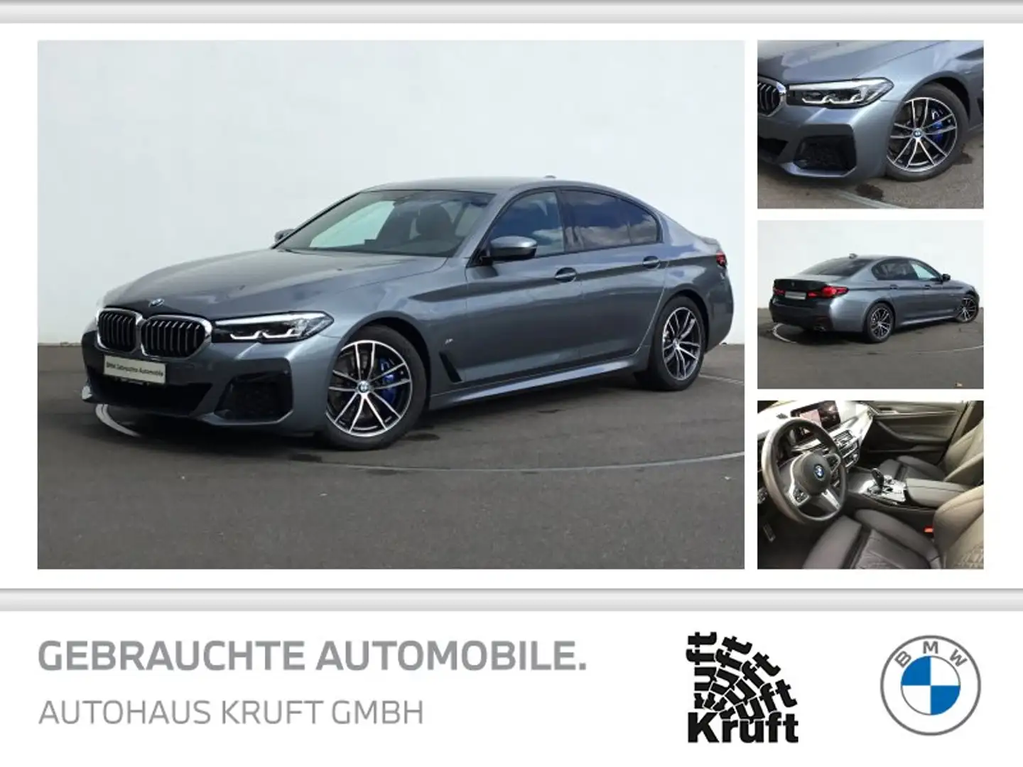 BMW 530 i M SPORT+LC PROF+STANDHZ+HIFI+KAMERA Gris - 1