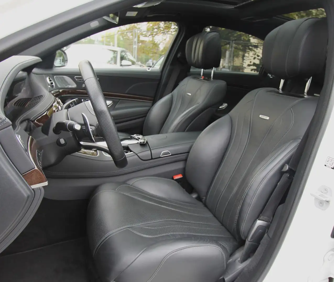 Mercedes-Benz S 63 AMG Lang 4Matic+ 4xS.Lüftung Panno AppParke Bílá - 2