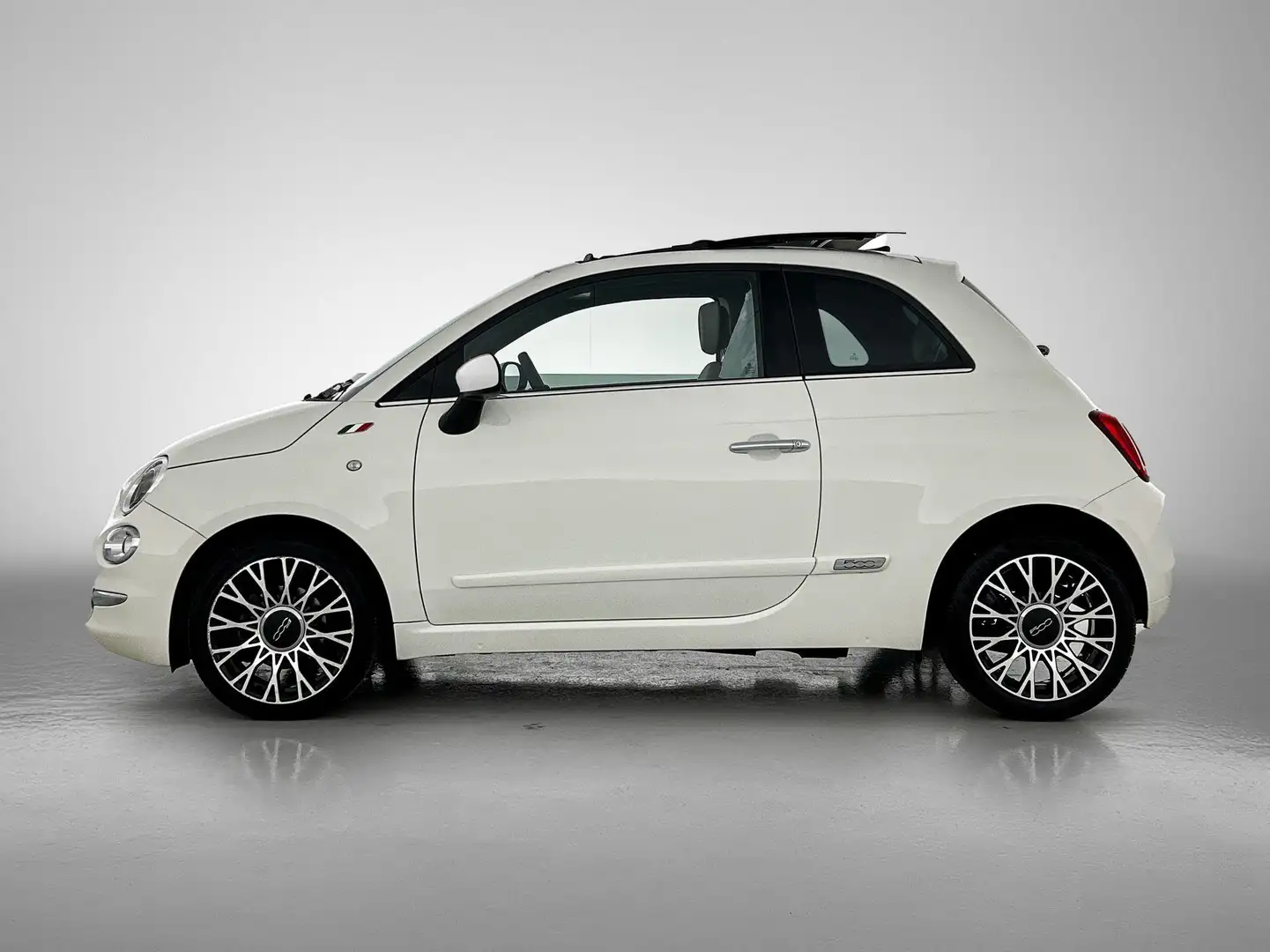 Fiat 500 1.0 Hybrid Star | Navigatie | Panoramadak schuif/k Weiß - 2