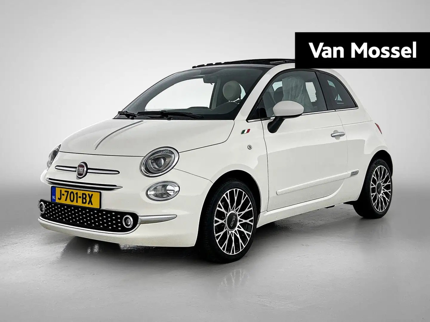 Fiat 500 1.0 Hybrid Star | Navigatie | Panoramadak schuif/k Weiß - 1