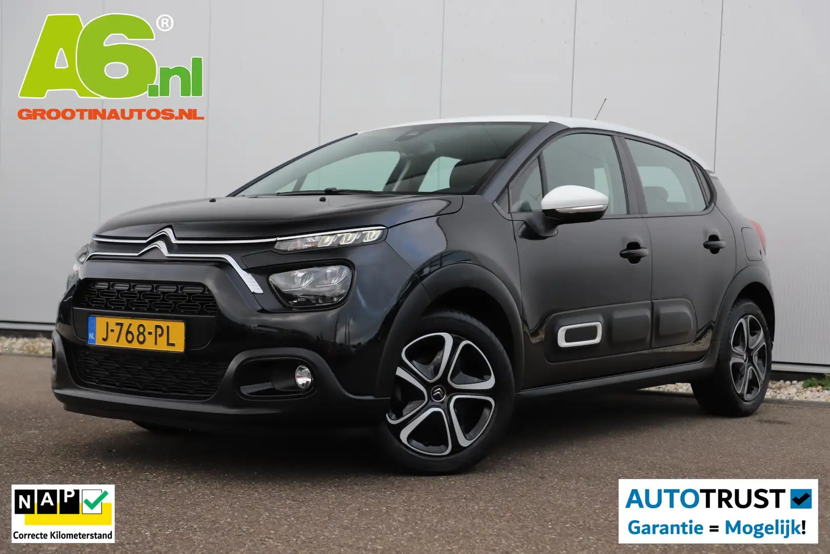 Citroen C3 1.2 PureTech Feel Navigatie Carplay Android Climat Noir - 1