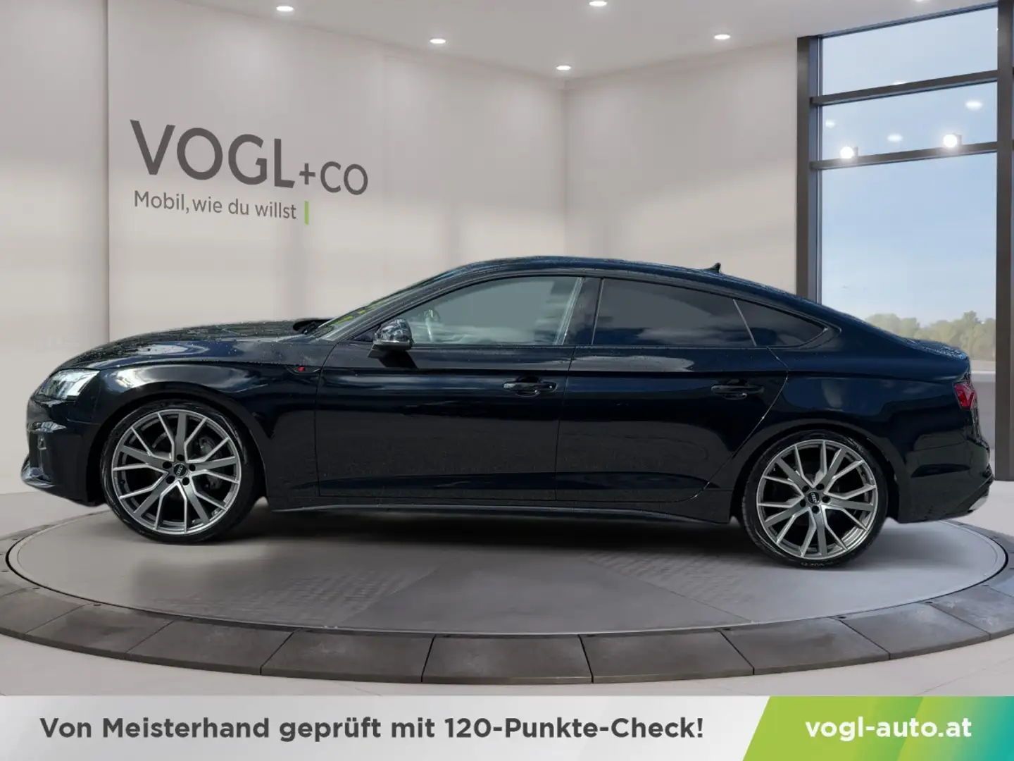 Audi A5 Sportback S-Line Schwarz - 2