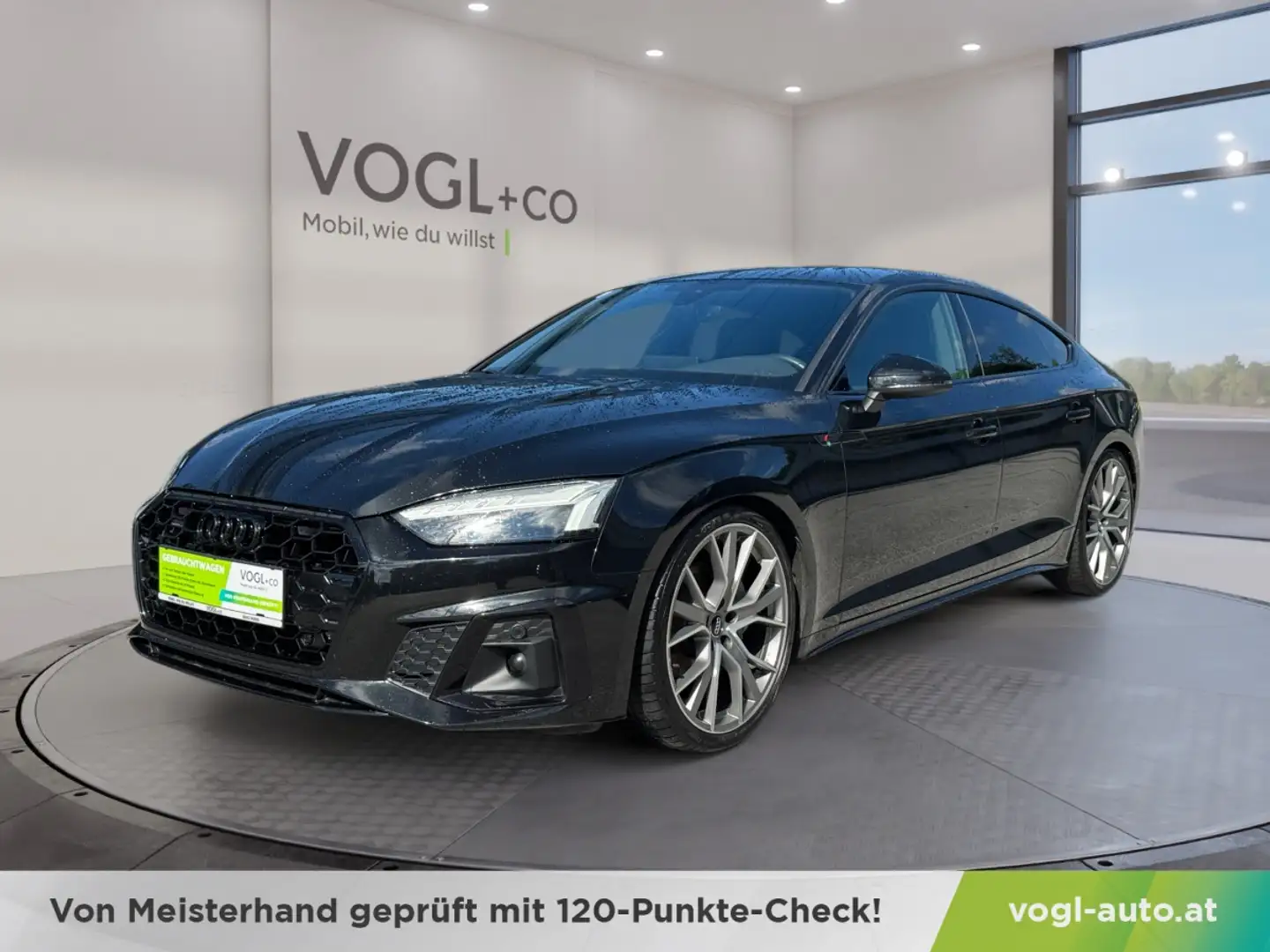 Audi A5 Sportback S-Line Schwarz - 1