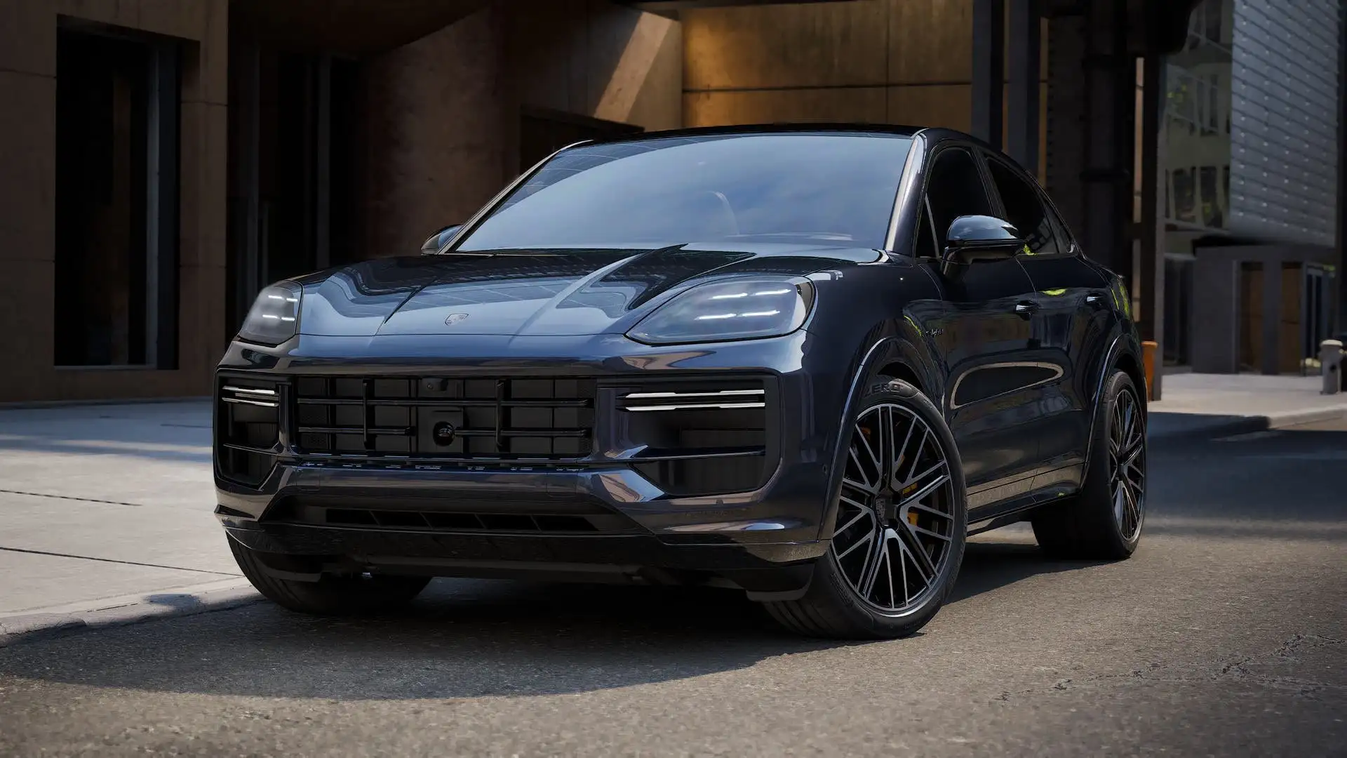 포르쉐 카이엔 S E-Hybrid 2026 건메탈 사진 1