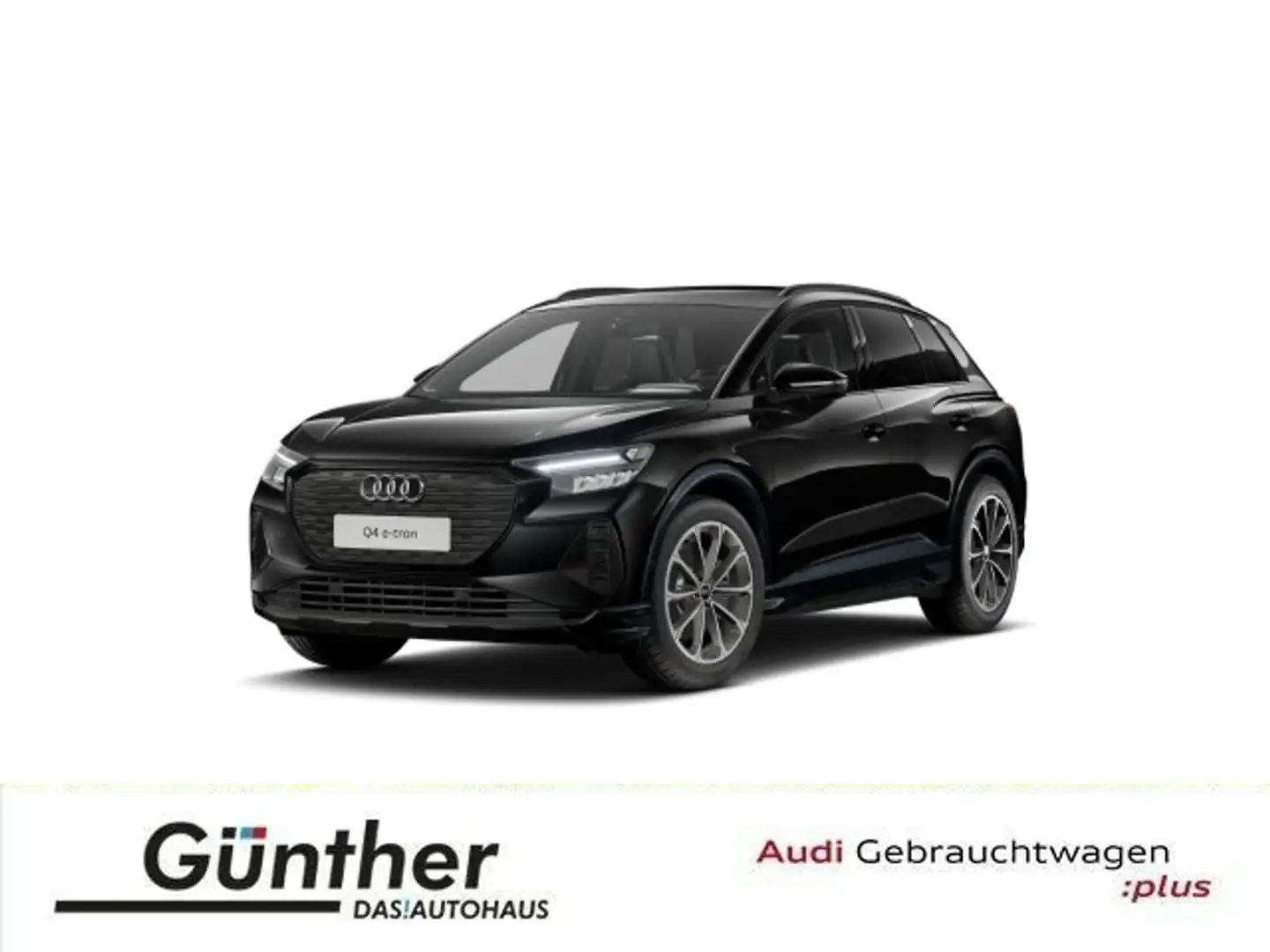 Audi Q4 e-tron 45 QUATTRO S LINE+WINTERRÄ+AHK+360 KAM Negro - 1