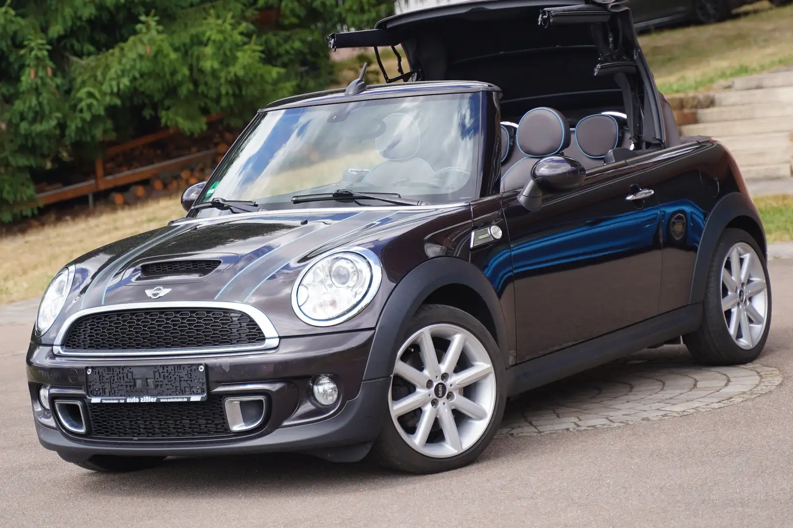 MINI Cooper S Cabrio Highgate Navi Leder SHZ PDC Bluetooth USB Xenon Braun - 2
