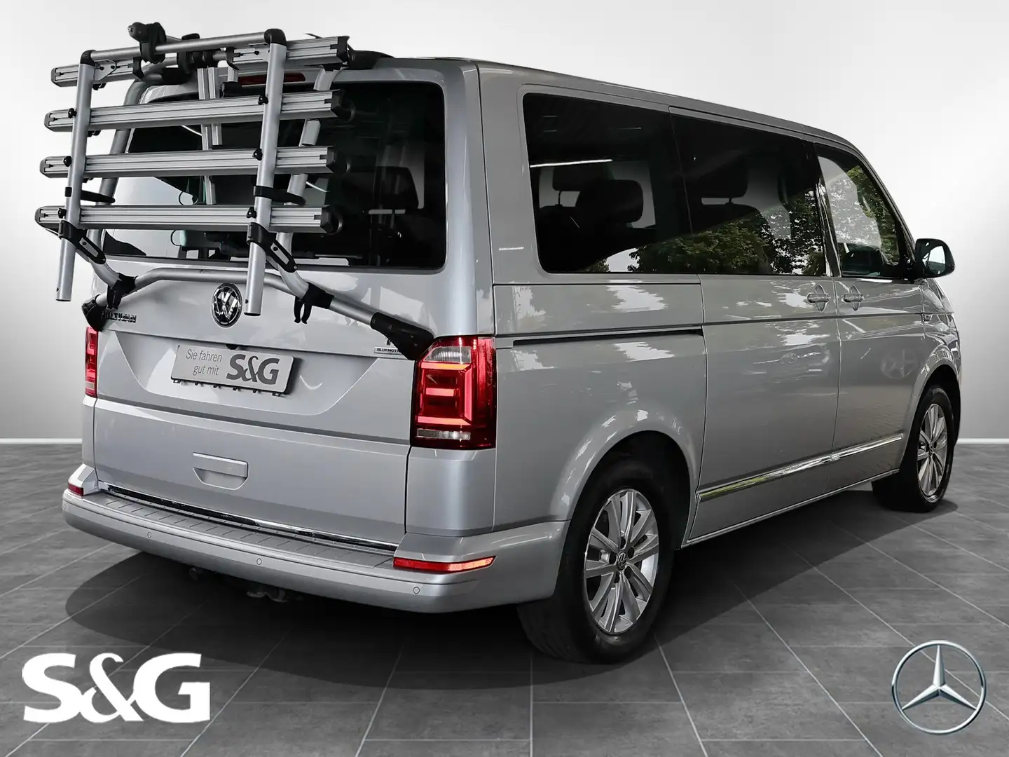 Volkswagen T6 Multivan 2.0TDi Highline DSG AHK Stndhzg 7Sitz Silber - 2