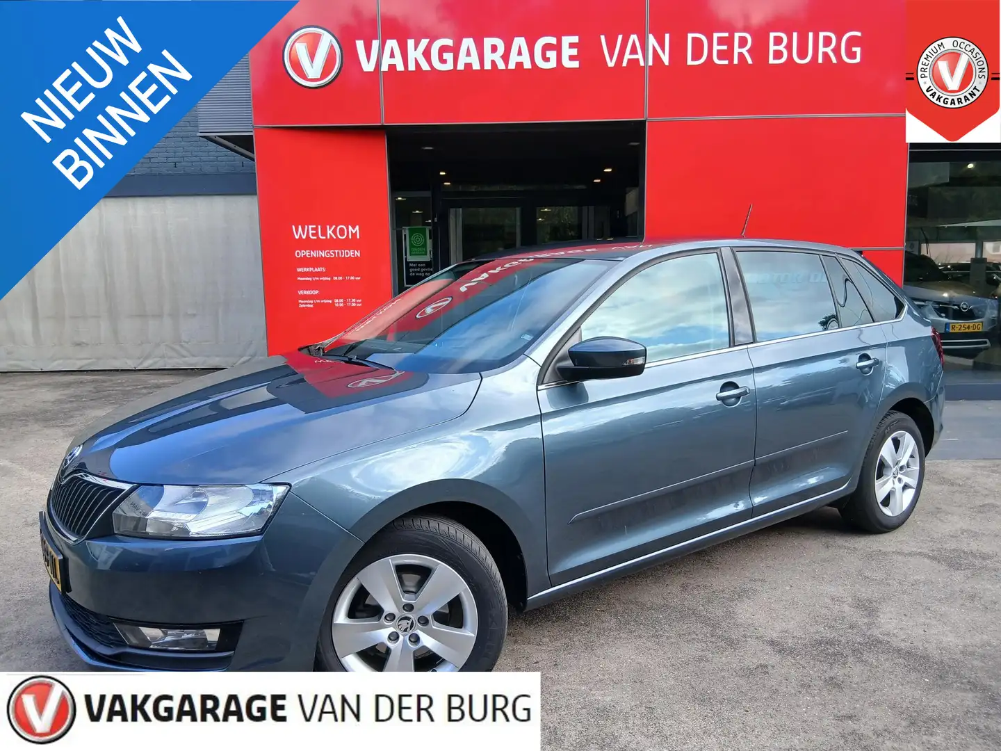 Skoda Rapid/Spaceback 1.0 TSI Greentech Clever Gris - 1