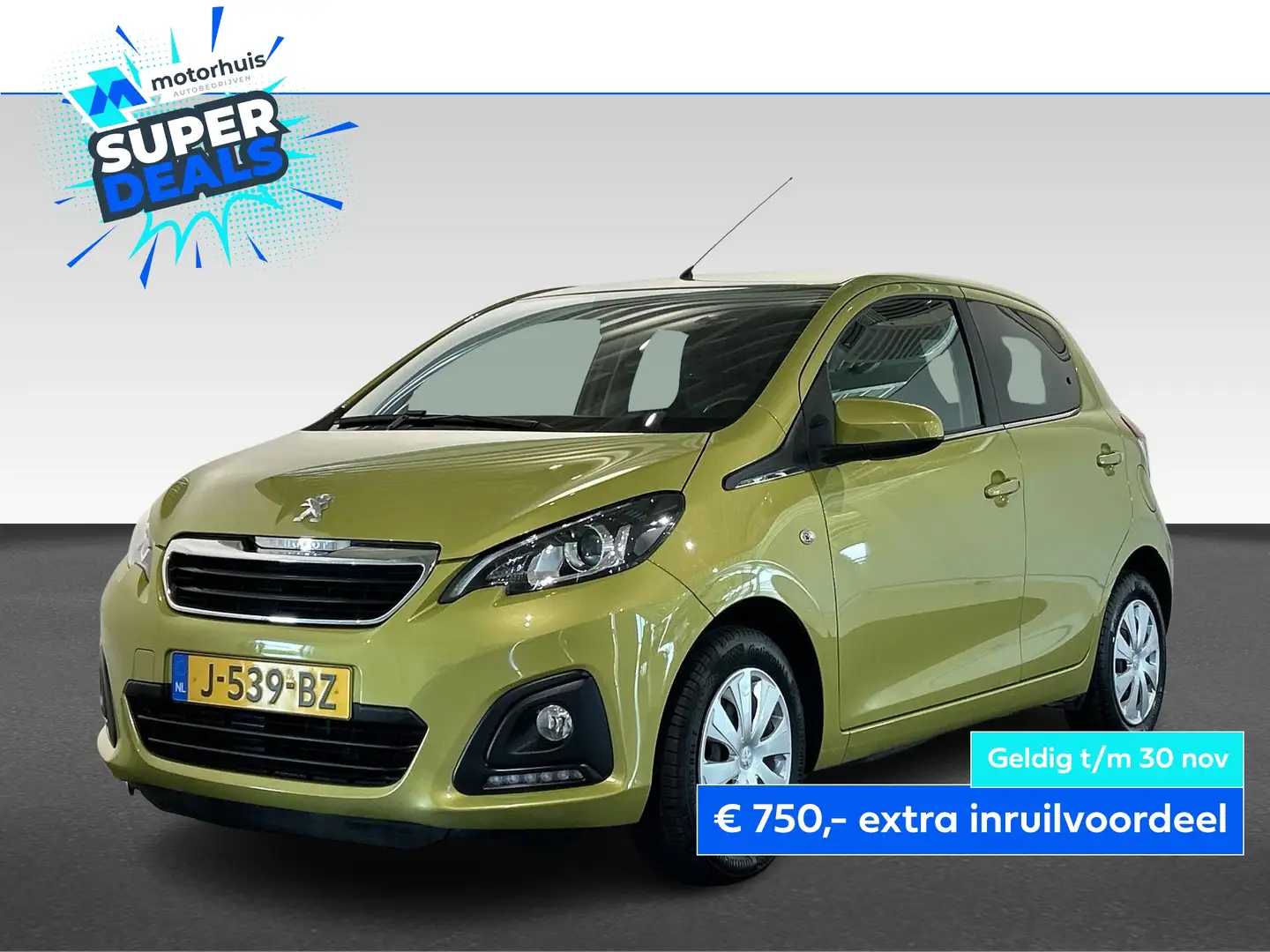 Peugeot 108 1.0 e-VTi 72pk 5D Active Groen - 1