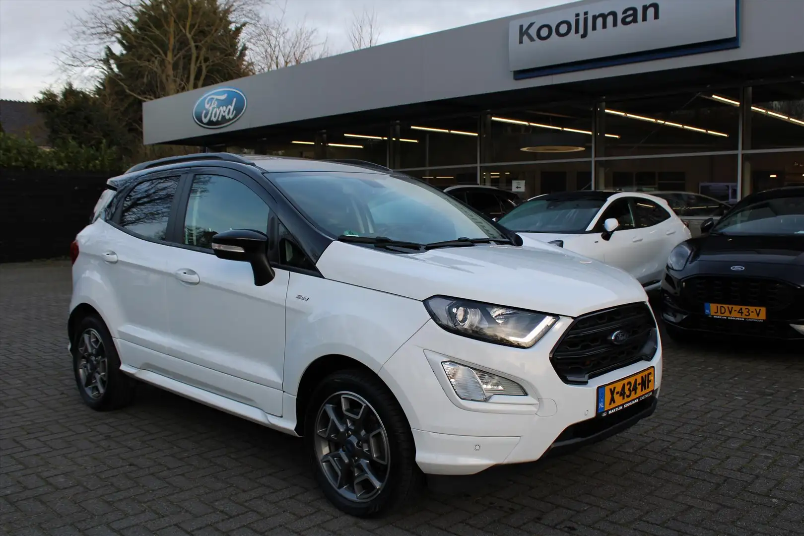 Ford EcoSport 1.0 EcoBoost 125pk Automaat ST-Line, Trekhaak, Sch Wit - 2