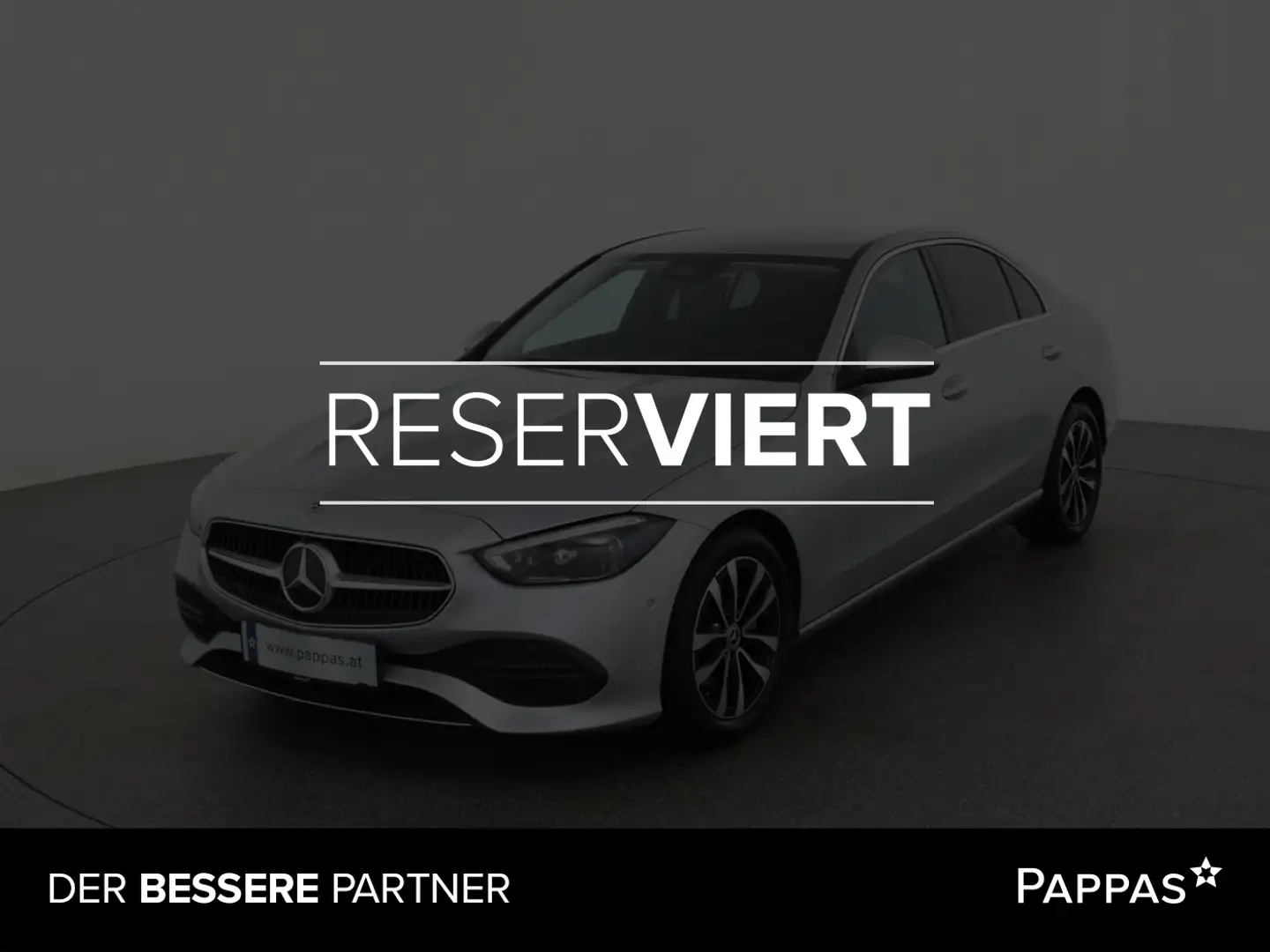 Mercedes-Benz C 220 d 4MATIC LED PTS Navi Cam SHZ Keyl Silber - 1