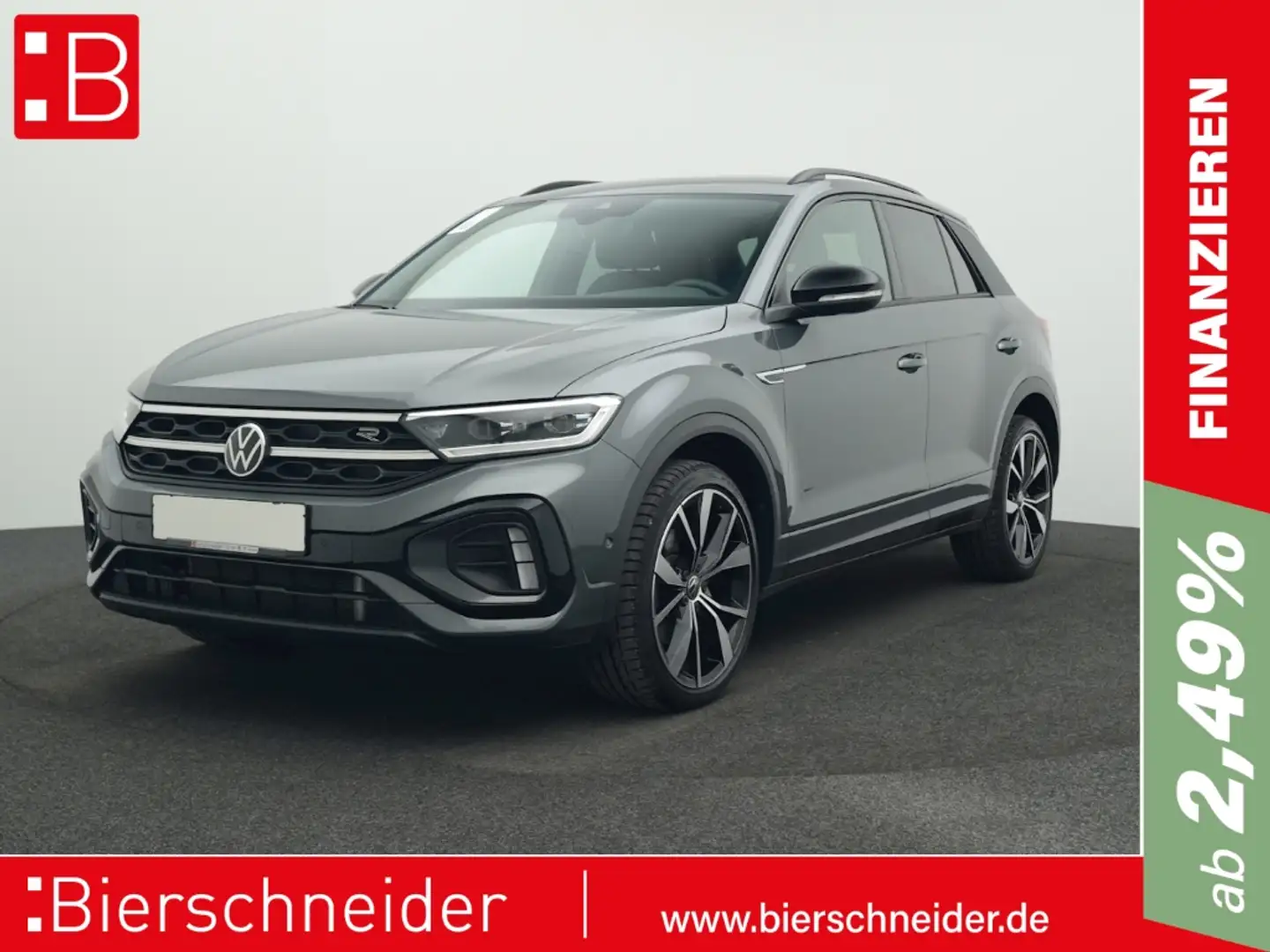 Volkswagen T-Roc 1.5 TSI DSG R-Line BLACK-STYLE 5.-J.-GAR LED IQ-DR Grau - 1