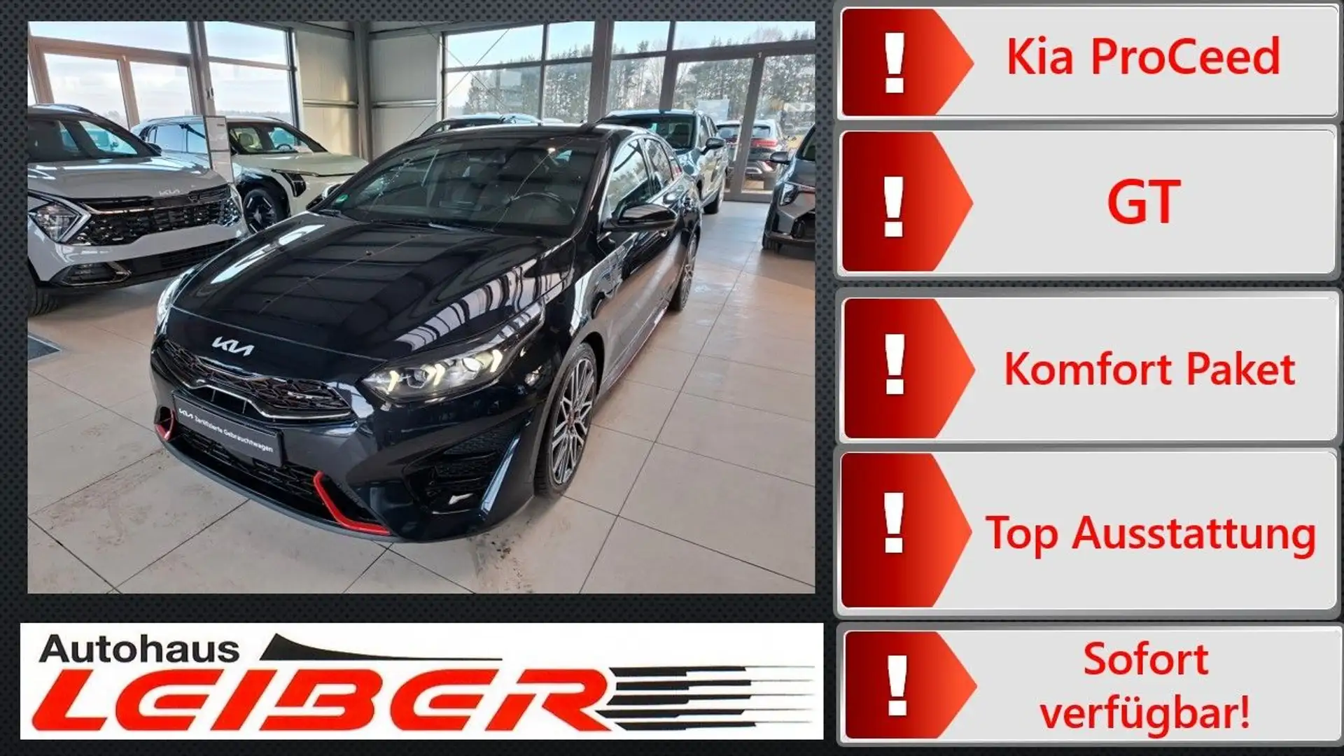 Kia ProCeed / pro_cee'd PROCEED 1.6T DCT7 GT GD KOM Schwarz - 1