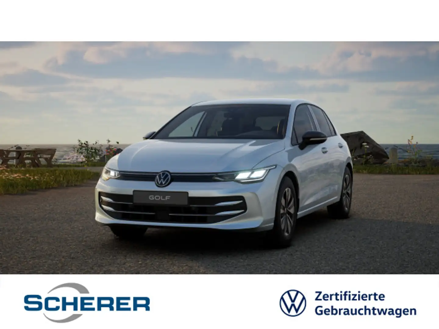 Volkswagen Golf VIII Goal 1.5 eTSI DSG ACC AHK LED NAVI PDC Silber - 1