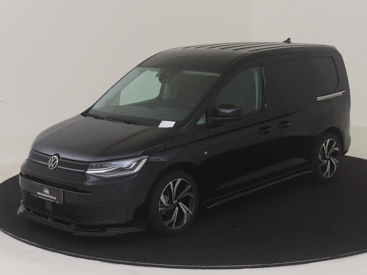 Volkswagen Caddy Cargo 120 PK TDI DSG ADVANCE EDITION ( BPM VRIJ ) Zwart - 1