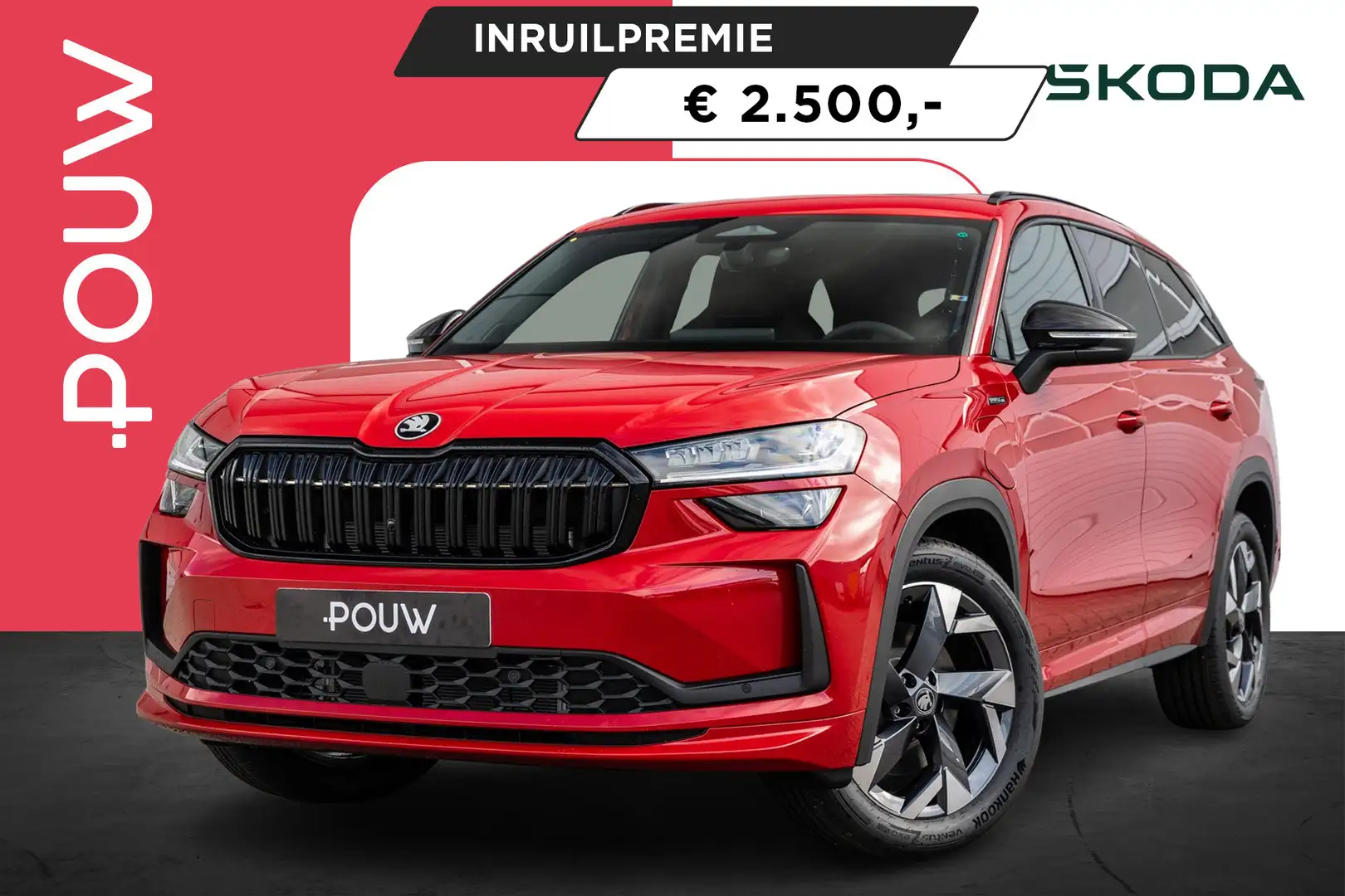 Skoda Kodiaq 1.5 TSI 204pk PHEV Sportline Business | Winter Pak Rood - 1