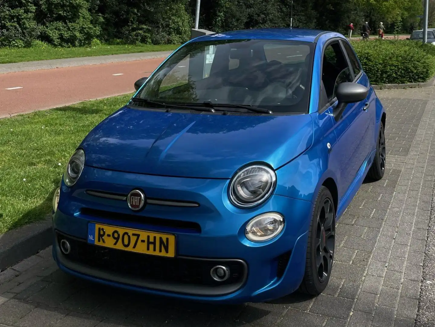 Fiat 500 500S 0.9 TwinAir Sport Blauw - 1