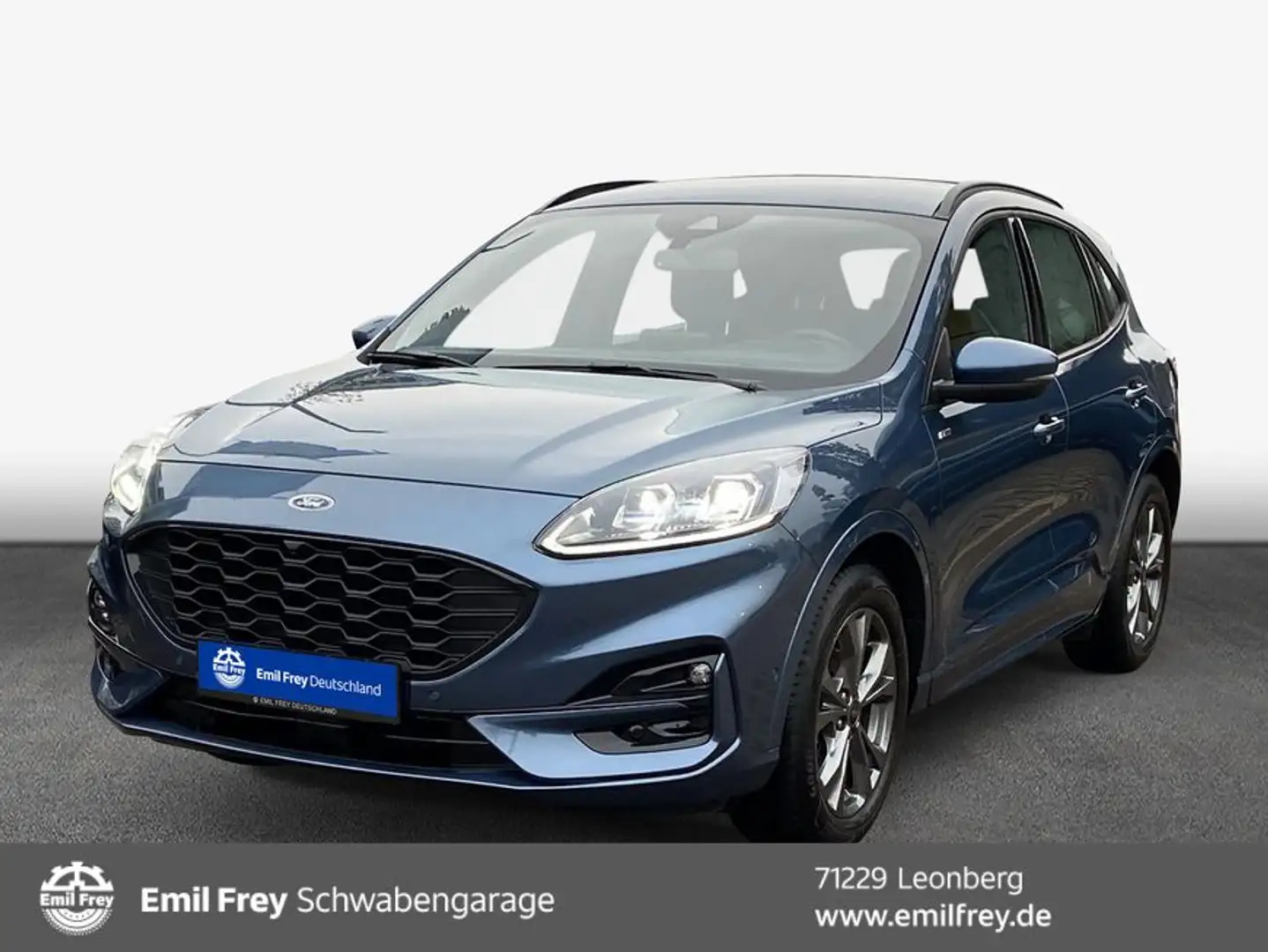 Ford Kuga 1.5 ST-LINE *AHK *ACC *PDC *RFK *HUD Blauw - 1