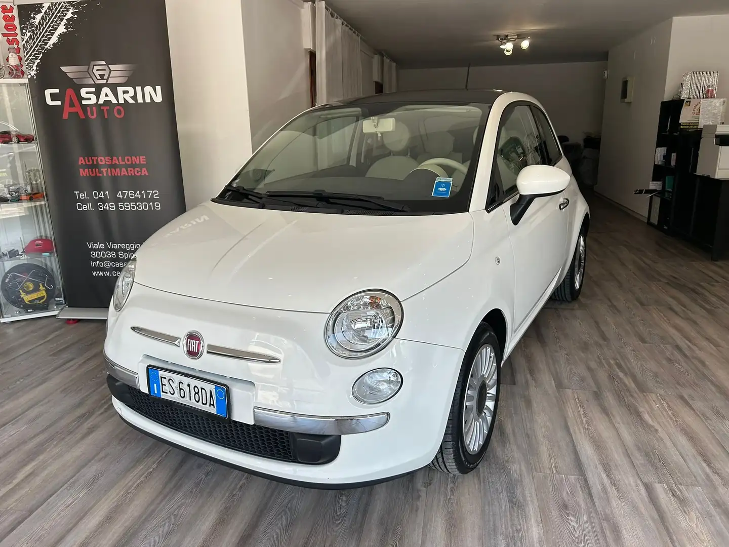 Fiat 500 500 III 1.2 Lounge 69cv Blanc - 1