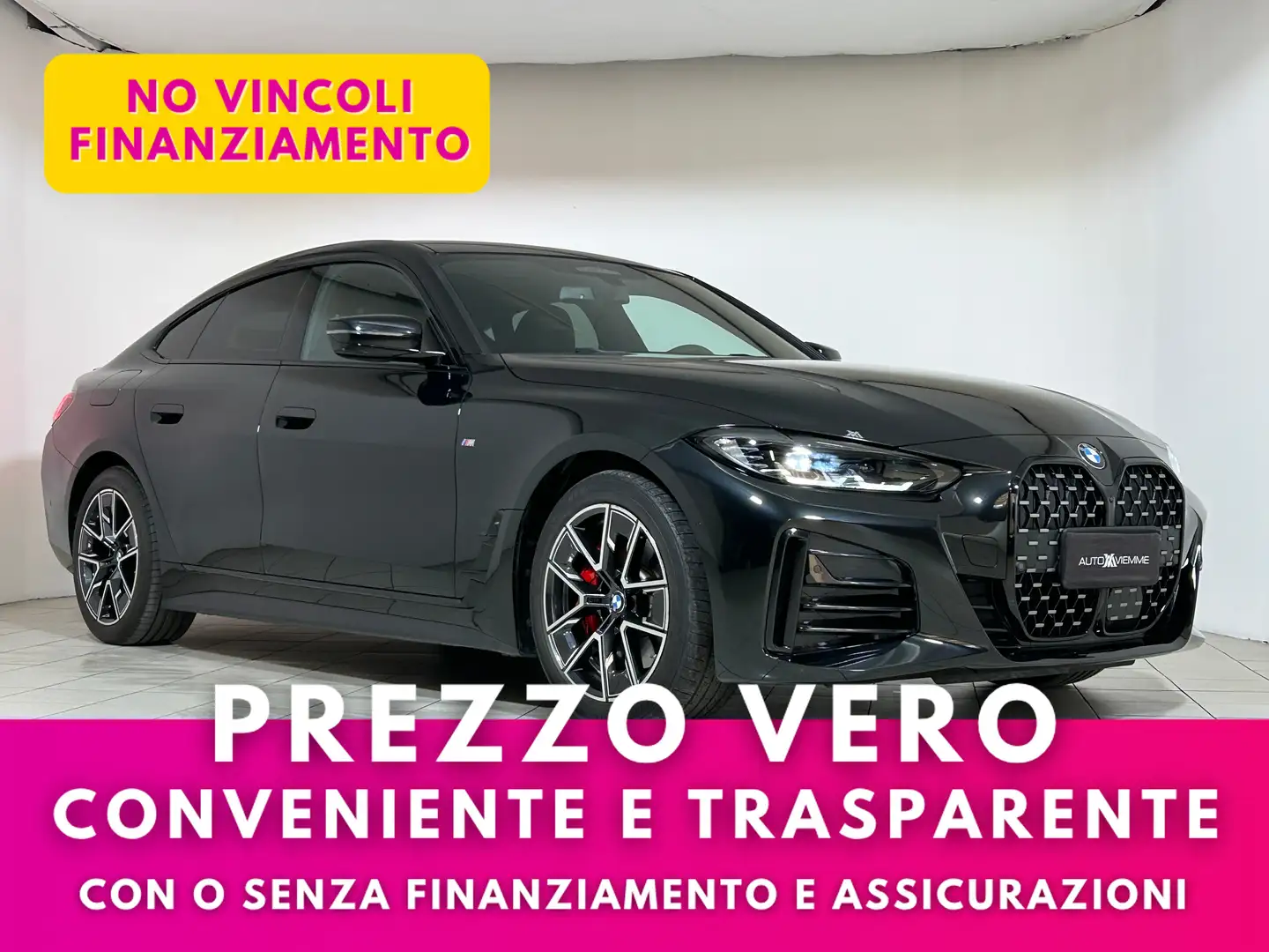 BMW 420 D Gran Coupe M sport Pro X-Drive + Telecamera 360 Noir - 1