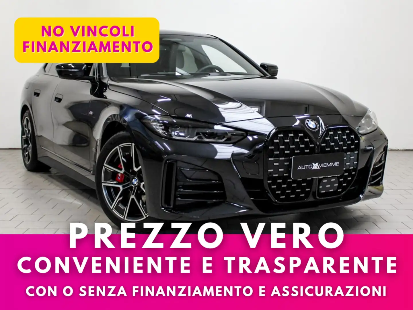 BMW 420 420d Gran Coupe mhev 48V xdrive Msport auto Nero - 1