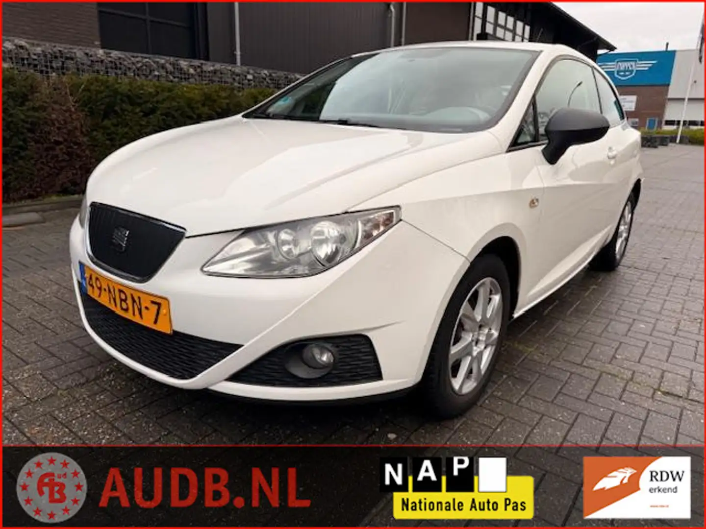 SEAT Ibiza 1.2 TDI Style Ecomotive | SPORT VLG.| AIRCO| Weiß - 1