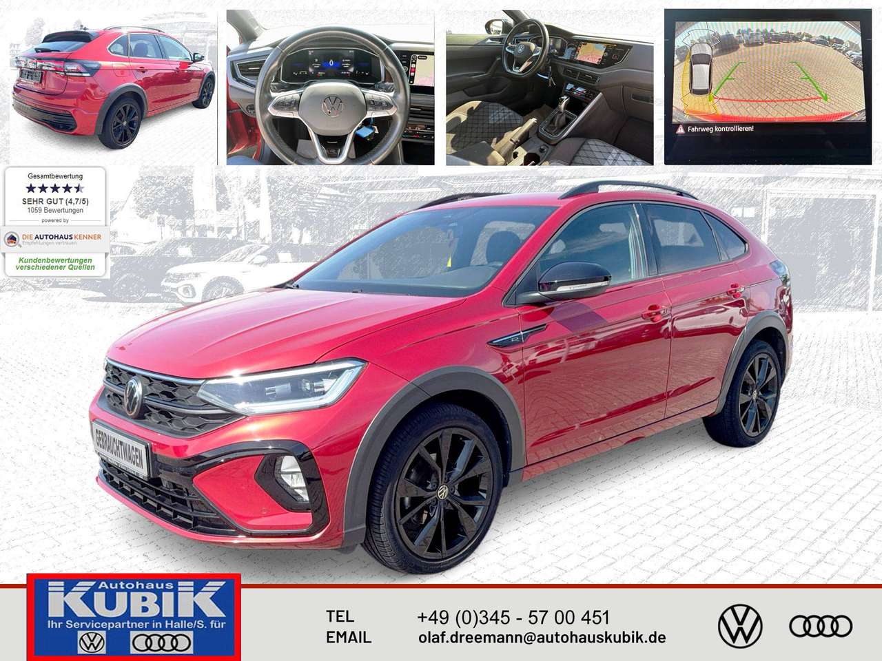 Volkswagen Taigo 2022 — Taigo 1.5 TSI R-Line Black Style DSG+IQ.Light+Kamera+
