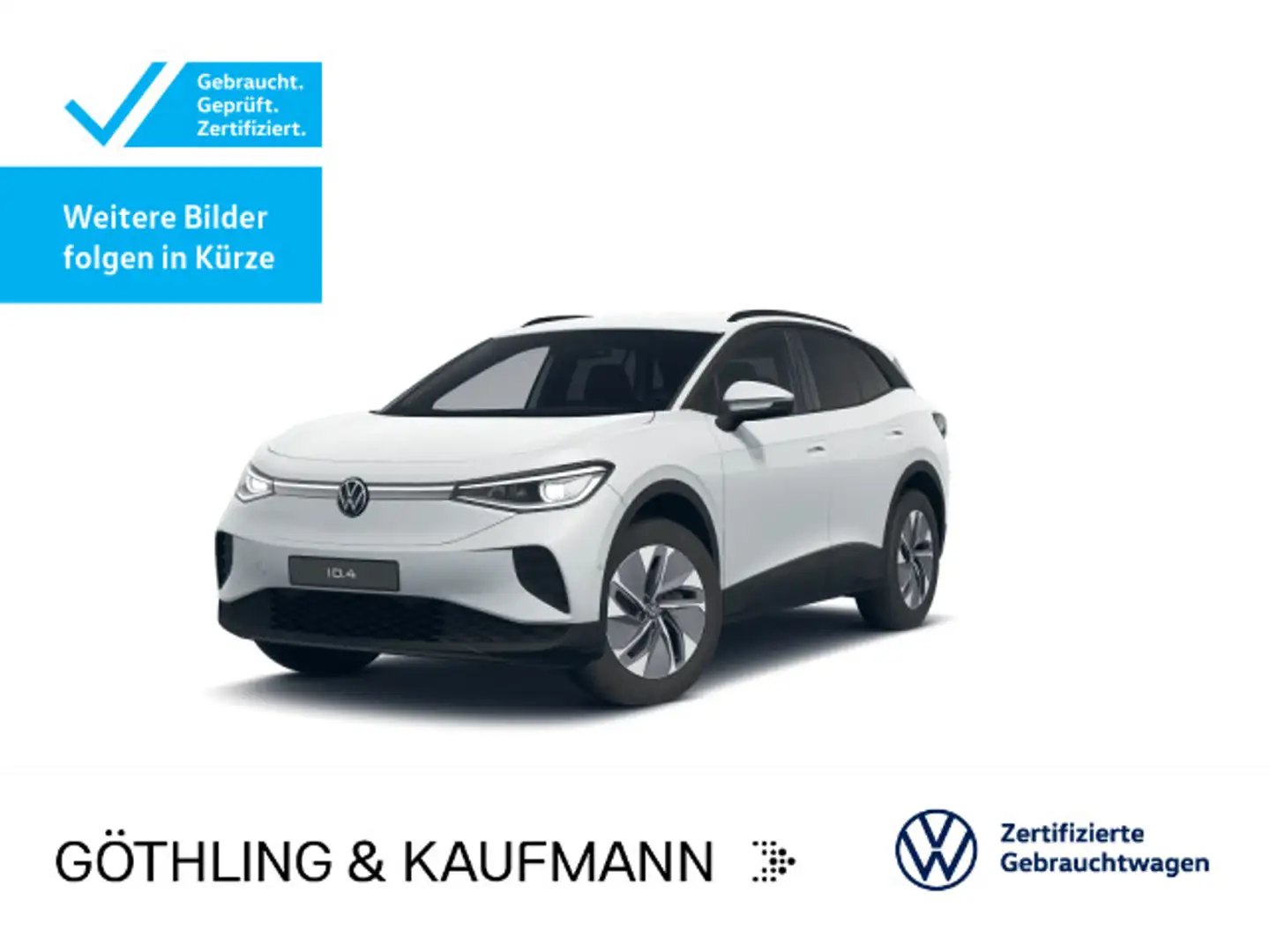 Volkswagen ID.4 Pure*NAVI*WP*IQ-Light*360*AHK*EasyOpen*Keyl Weiß - 1