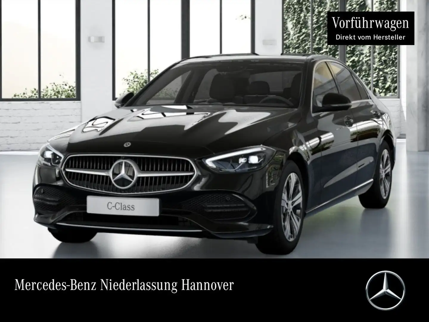 Mercedes-Benz C 200 AVANTG+PANO+360+AHK+LED+TOTW+KEYLESS+9G Schwarz - 1