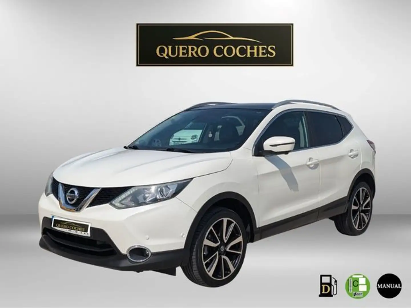 Nissan Qashqai 1.6dCi Tekna 4x4-i Weiß - 1