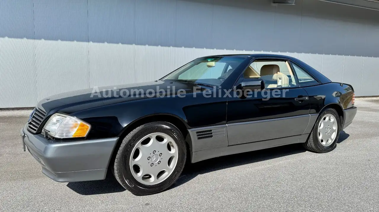 Mercedes-Benz SL 500 Schwarz/Beige Leder nur 60.000km TOP, foto 1