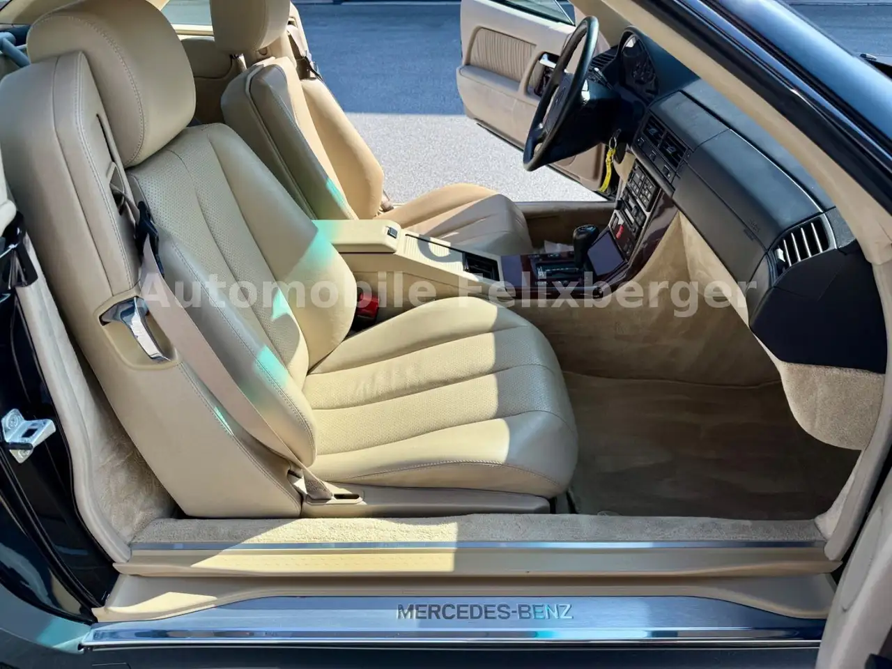 Mercedes-Benz SL 500 Schwarz/Beige Leder nur 60.000km TOP, foto 9