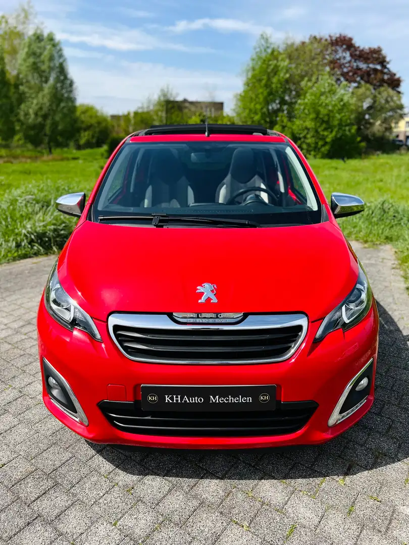 Peugeot 108 1.2i VTi Allure Cabrio Camera/GPS Jaar Garantie Rojo - 2